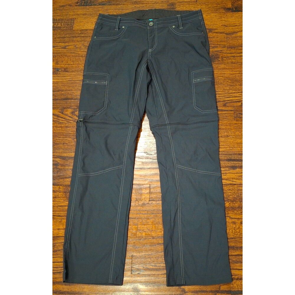 Kuhl Black Cargo Drawstring Pants Womens 10 REG